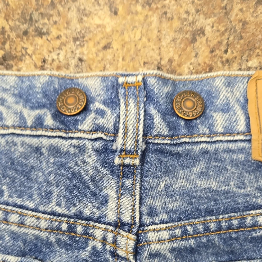 🏠 Vintage Levi's Orange Tab Acid Wash Denim Jeans Size 34X32. (40552 0209)